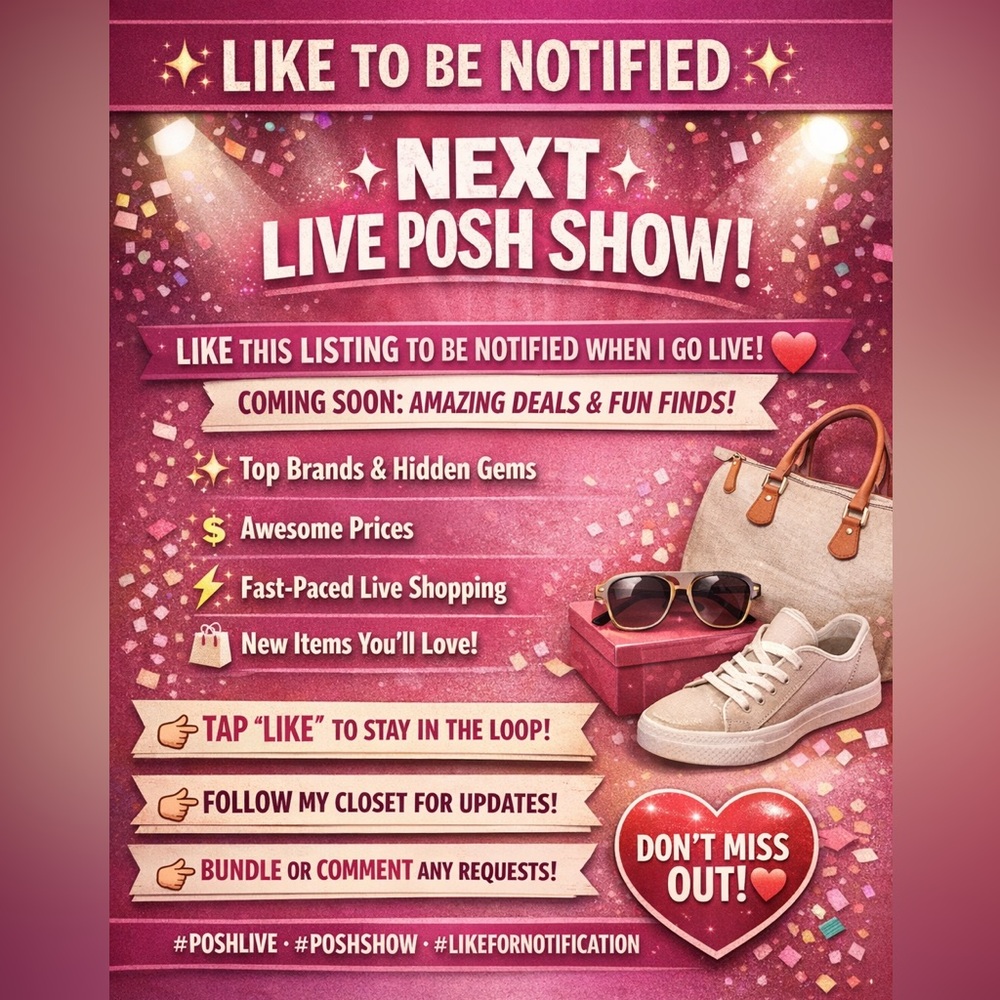 Like this to be notified of live shows